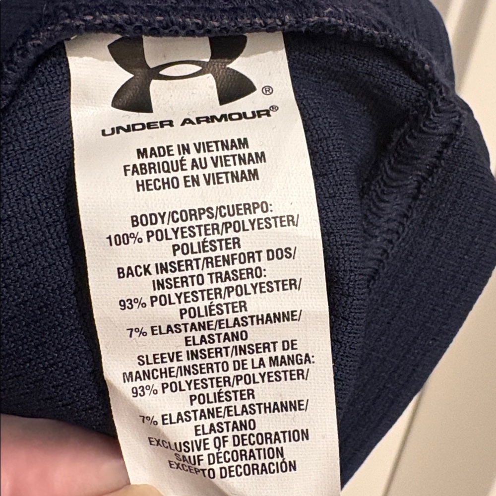 NWT [Under Armour] Auburn Tigers NCAA 1/4 Zip Pullover Sweatshirt Navy Men’s XXL - Picture 11 of 12
